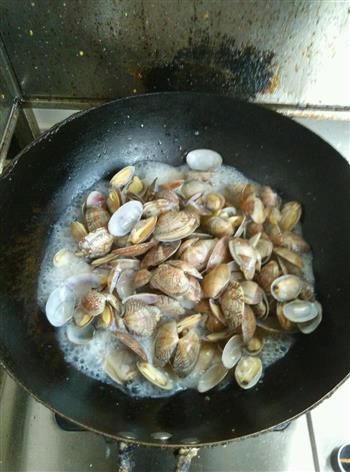 清炒花蛤的做法步骤4