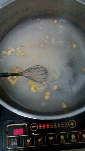 鸡茸玉米羹的做法步骤7