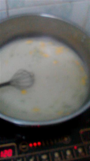 鸡茸玉米羹的做法步骤8