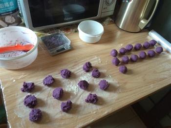 冰皮紫薯月饼的做法步骤7