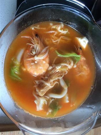 改良韩国海鲜汤的做法步骤14