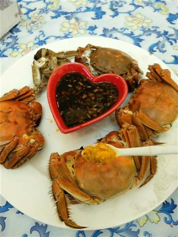 清蒸螃蟹的清洗，做法与吃法的做法步骤11