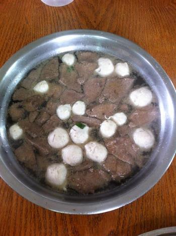 丸子猪肝汤的做法步骤5