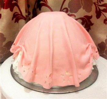 翻糖蛋糕-梦幻小公主的做法步骤6