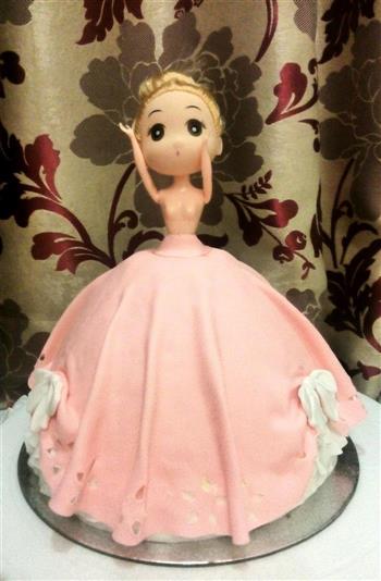 翻糖蛋糕-梦幻小公主的做法步骤7