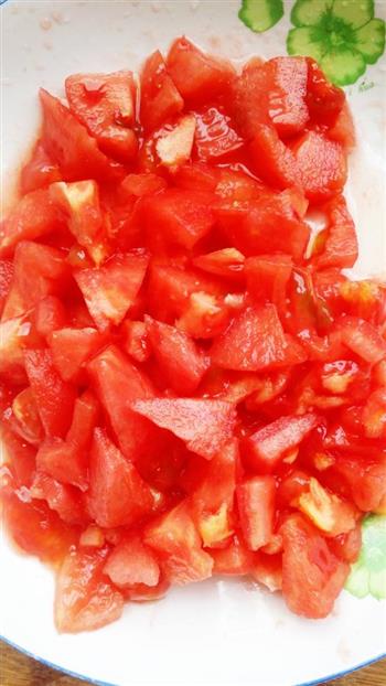 西红柿炒茄子丁的做法步骤7