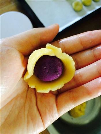 紫薯酥饼的做法步骤3