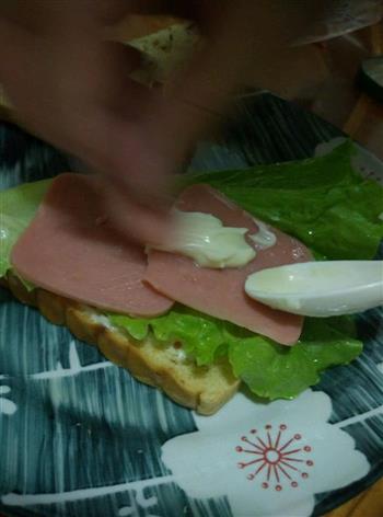 自制三明治的做法步骤11