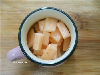 哈密瓜蔓越莓酸奶杯的做法图解7