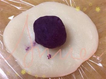 冰皮月饼-紫薯馅的做法步骤7