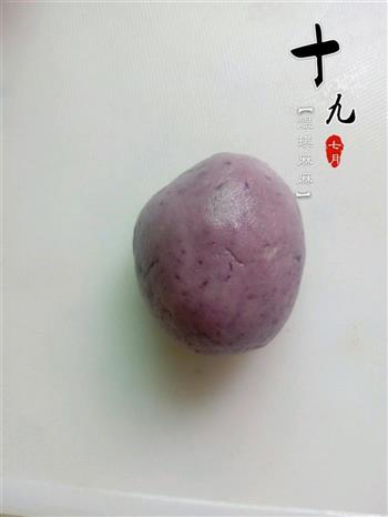 紫薯冰皮月饼的做法步骤7