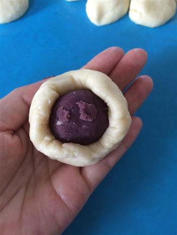 紫薯红豆苏式月饼的做法步骤11