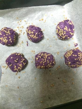紫薯丸子的做法步骤4