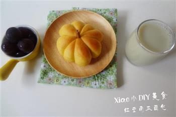 在家也能轻松制作的营养早餐—红豆南瓜面包的做法步骤13