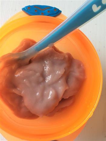 婴儿辅食-南瓜紫薯泥米粉的做法图解3
