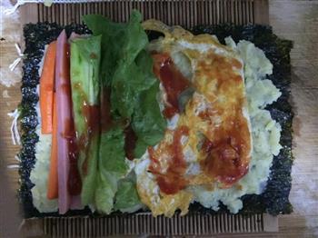 土豆泥寿司，健康好吃的做法图解7