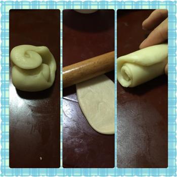 绿豆沙肉松饼的做法步骤6