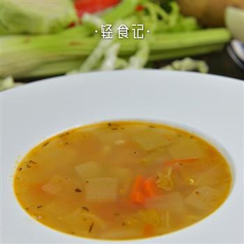 素颜-意大利蔬菜汤的做法步骤2