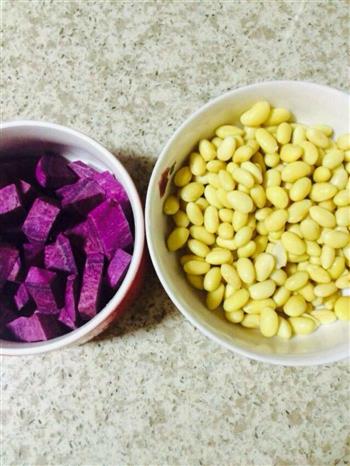 紫薯豆浆的做法步骤1