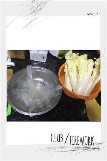 炸鸡炖白菜粉条的做法步骤2