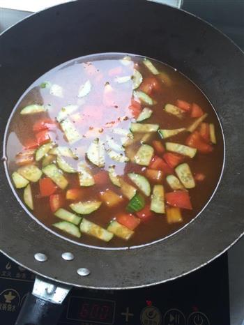 番茄香菜面疙瘩汤的做法步骤5