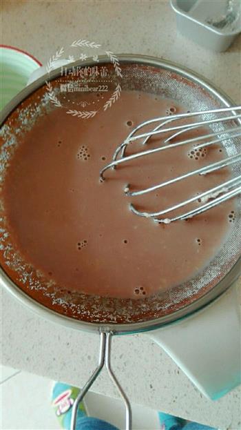 丝滑巧克力布丁鸡蛋烤箱版的做法步骤7