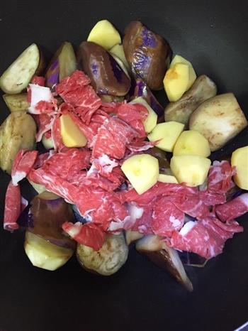 快速简单无味精，低热量版-茄子炖土豆的做法步骤6