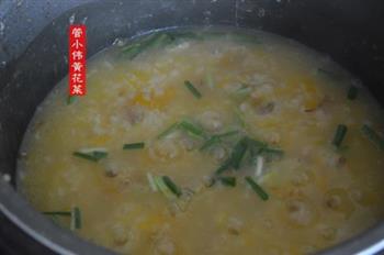 黄花菜南瓜粥-宝宝粥的做法步骤11