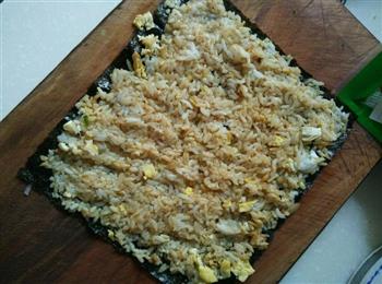 剩米饭做紫菜卷的做法步骤3
