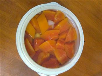 银耳百合莲子冰糖炖木瓜的做法图解8