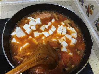海鲜番茄豆腐汤的做法步骤6