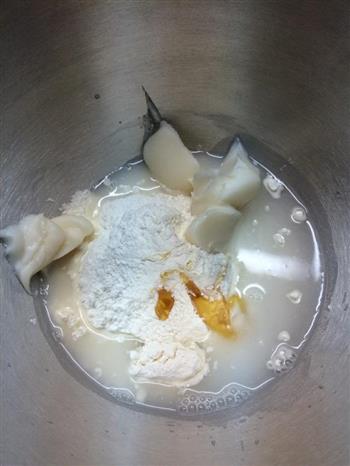 古早味蛋黄酥 白莲版的做法图解2