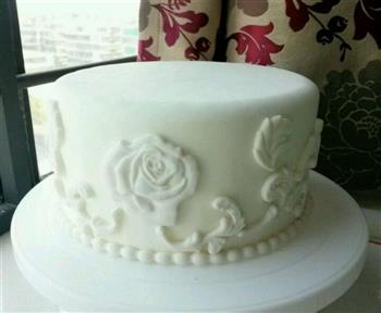 婚礼蛋糕-欧式婚纱的做法步骤11