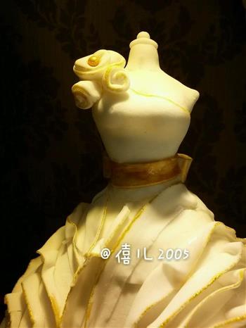 婚礼蛋糕-欧式婚纱的做法步骤20