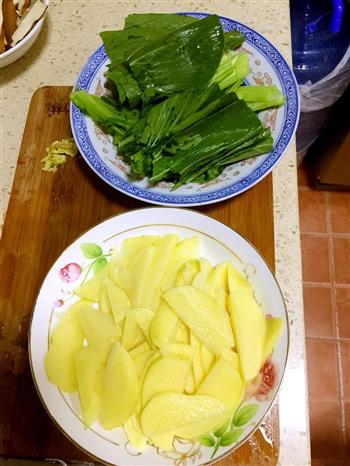 红烧排骨配青菜排骨汤的做法步骤7