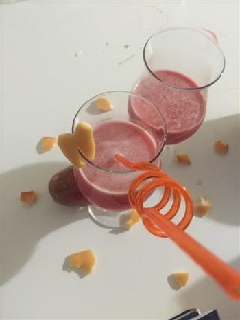柚子仙人掌果汁-粉魅佳人的做法步骤6