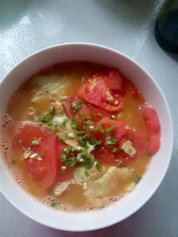 番茄煎蛋汤的做法步骤3