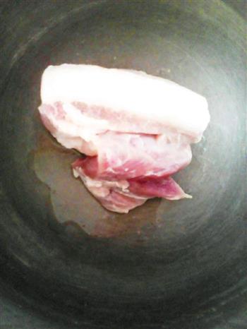 酸菜白肉粉丝锅的做法图解1
