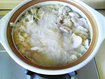 酸菜白肉粉丝锅的做法图解11