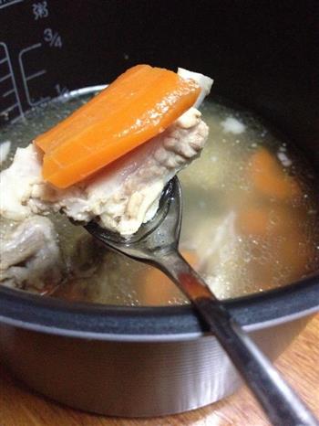 学生寝室电饭锅-胡萝卜炖排骨汤的做法图解5
