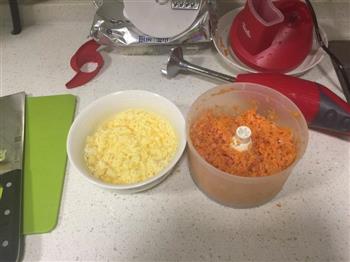 胡萝卜糖醋蒜蛋炒饭的做法步骤2