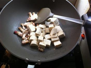 豆腐烧肉的做法图解4
