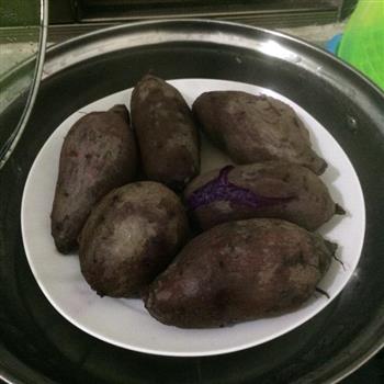 紫薯冰皮的做法图解1