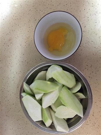丝瓜蛋汤的做法步骤1