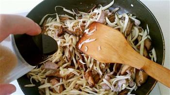 茭白香菇炒肉丝的做法步骤10