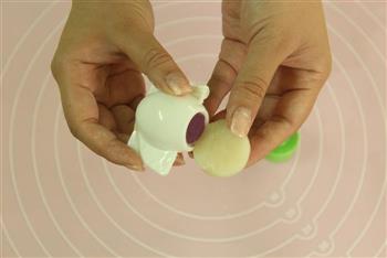 3D立体玉兔冰皮月饼的做法步骤12