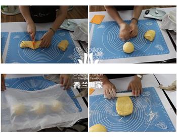 南瓜土司 金灿灿的面包哟的做法图解3