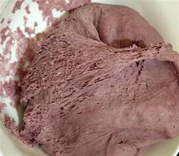 紫薯玫瑰花卷的做法图解4