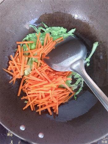 蔬菜火腿炒饭的做法步骤3
