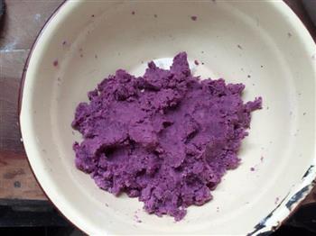 紫薯丸子的做法步骤3